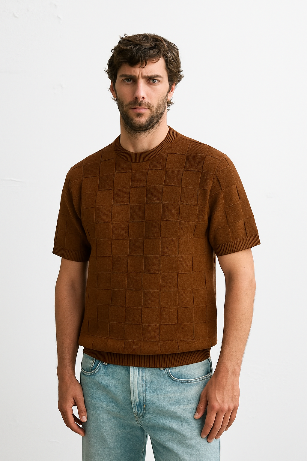 BOX KNITWEAR  BROWN