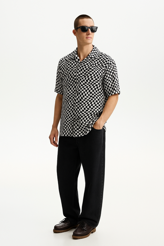 OPTIC FLOW SHIRT GREY