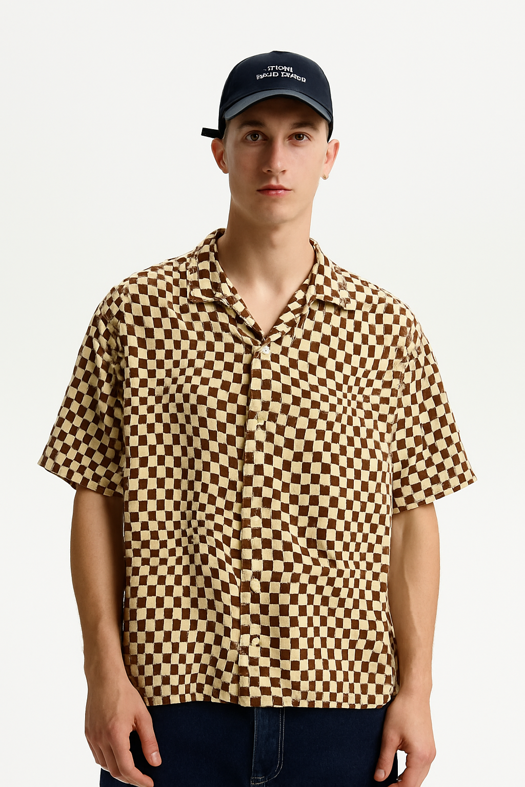 OPTIC FLOW SHIRT BEIGE